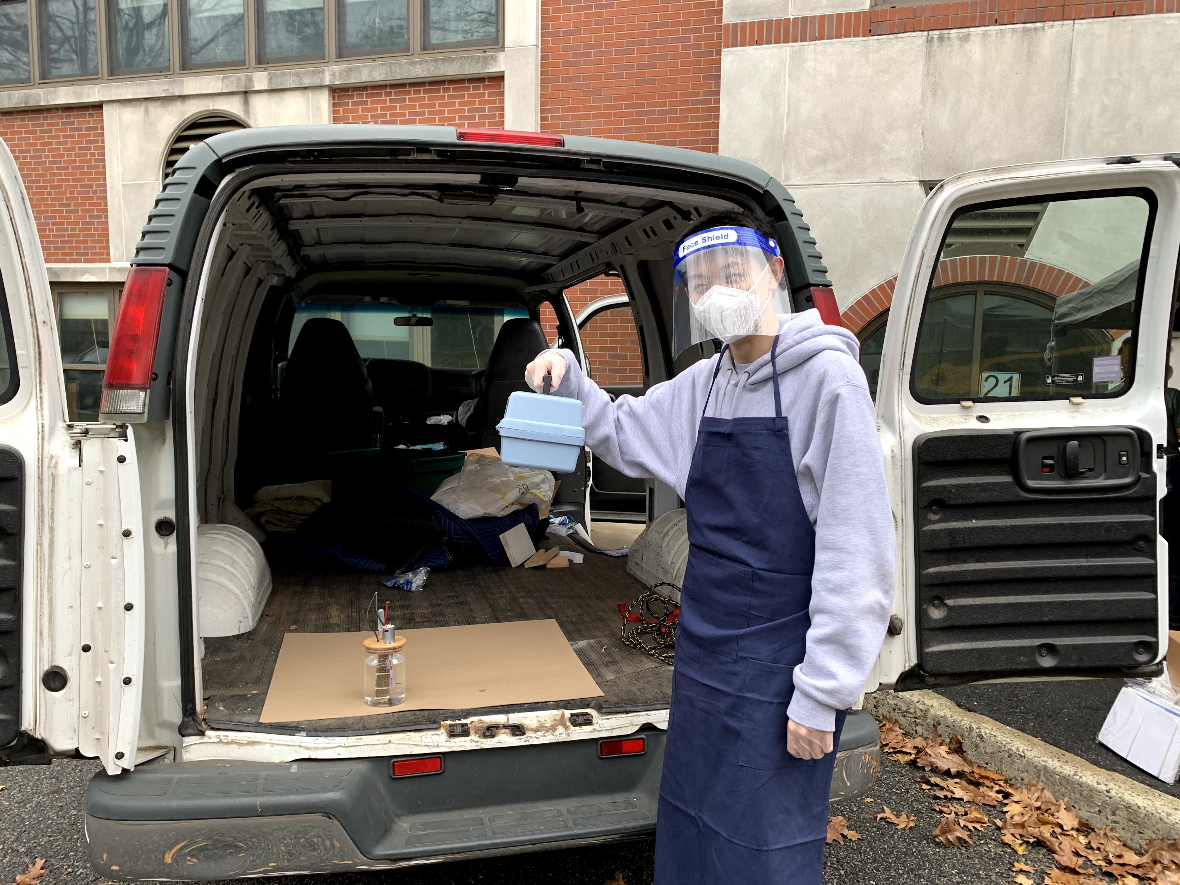 Ridgewood InvenTeam student on fabrication day