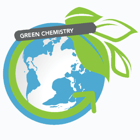 Icon of a globe for green chemistry 